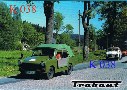 Foto postkarte trabant 601 - foto, postkarte: