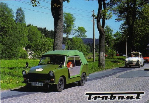Ansichtskarte trabant 601 a - 601,