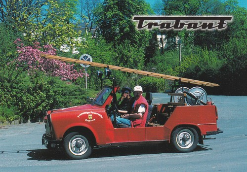 Ansichtskarte trabant 601 - ansichtskarte:,