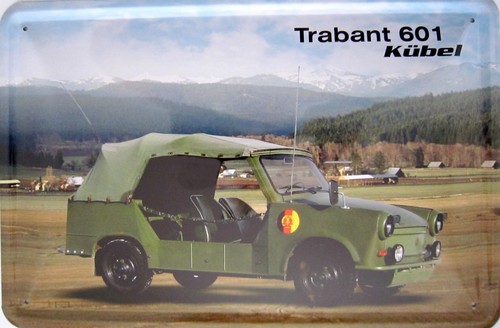 Blechschild 20x30 trabant - 20x30,