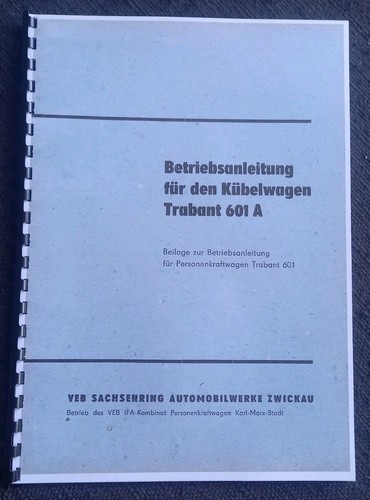 Nva handbuch trabant - nva,